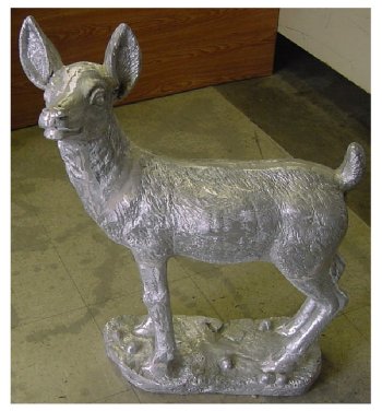 cast aluminum animal statue