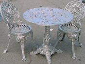 Star cast aluminum bistro set, item A-5007
