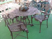 Versalles cast aluminum patio set, item A-5260