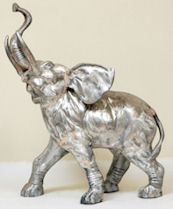 cast aluminum elephant statue