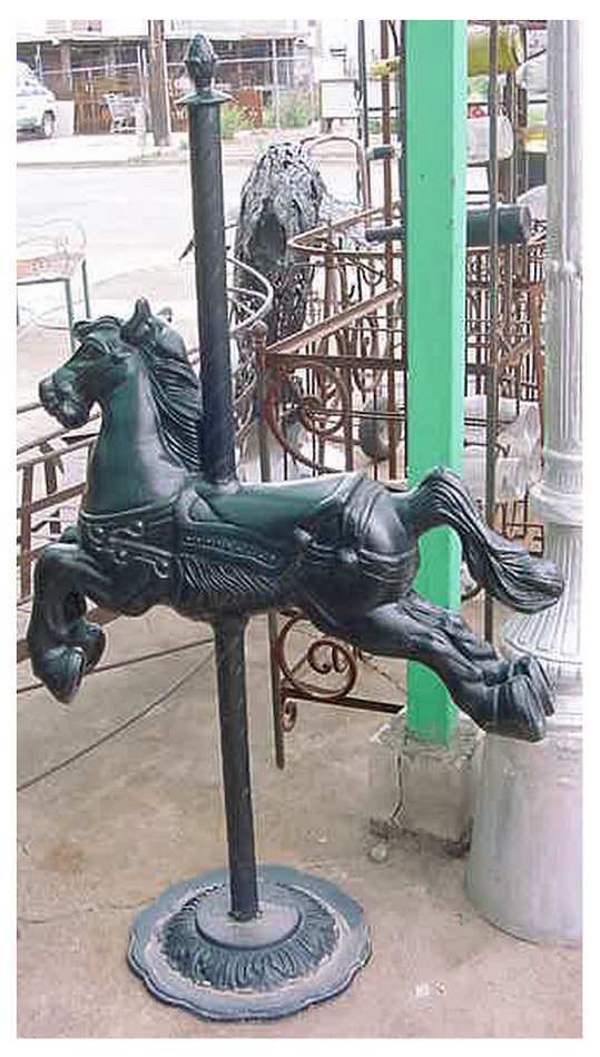 cast aluminum carousel