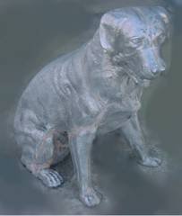 dog statue