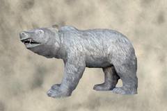 cast bear statue