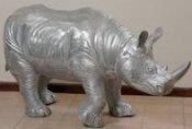 rhino statue