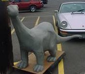 dinosaur statue