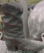 cast cowboy boot