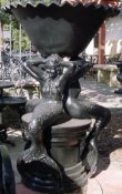 cast aluminum mermaid urn