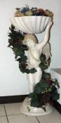 cast aluminum birdbath