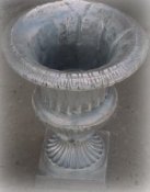 medium cast urn