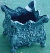square aluminum planter